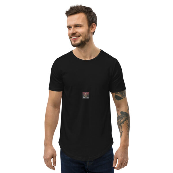 Men's Curved Hem T-Shirt - Image 2